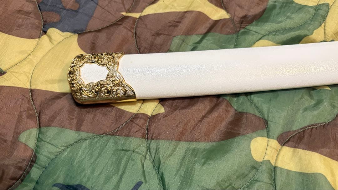 りゅうき様用　 沖田総司拵　菊一文字宗則　白　箱付き