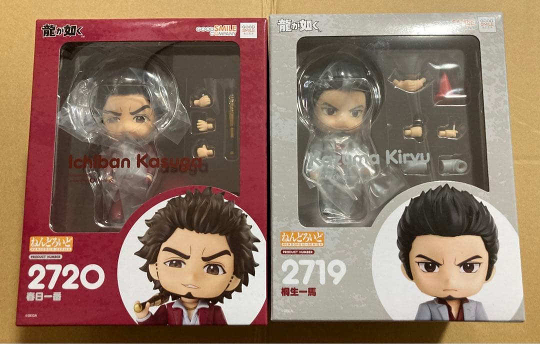 ねんどろいど 龍が如く　桐生一馬　春日一番　フィギュア　グッスマ