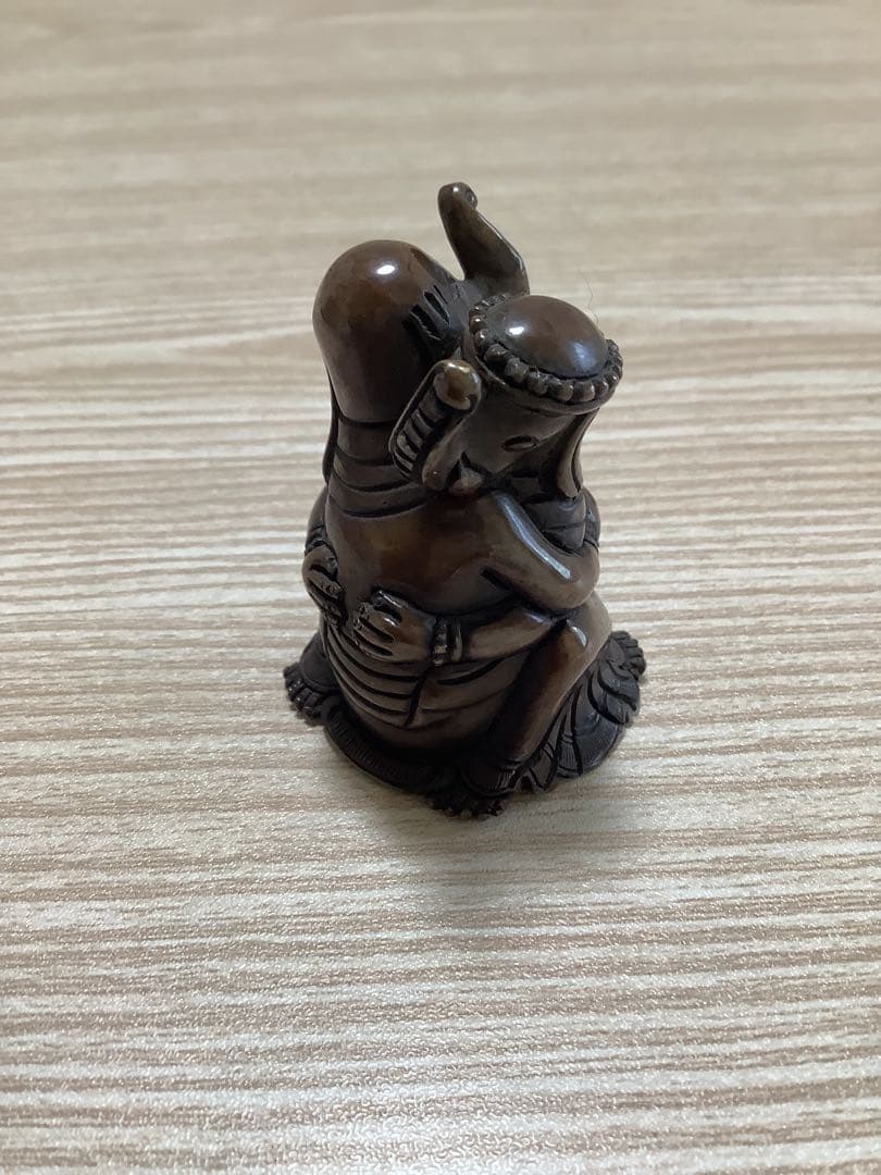 《 チベット密教　新品 》 ガネーシャ　歓喜仏　聖天　銅　金運　オリジナル　C