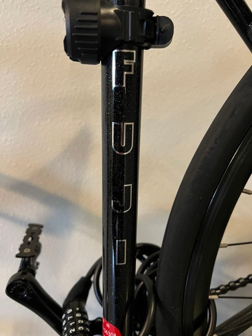 ピストバイク FUJI FEATHER GLITTER_BLACK 2023