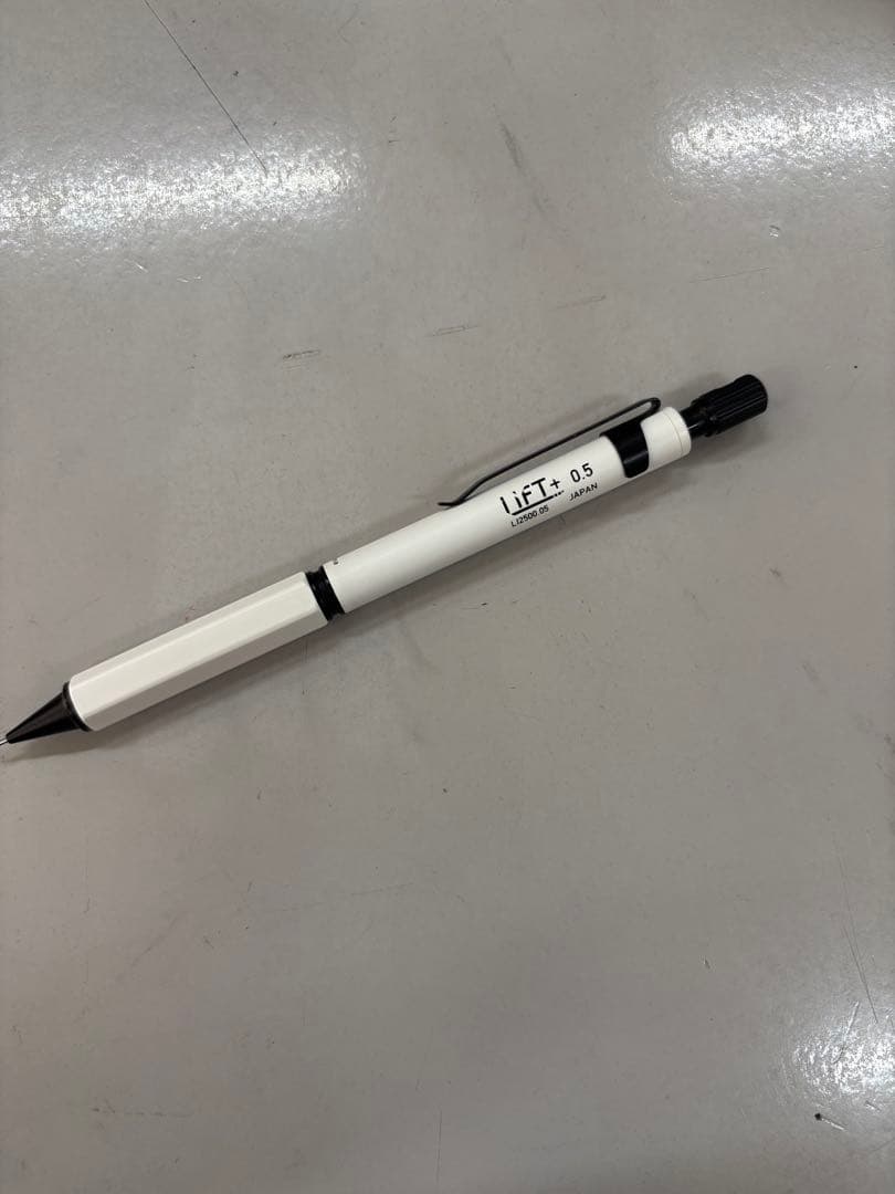 LET シャープペンシル 0.5mm ホワイト