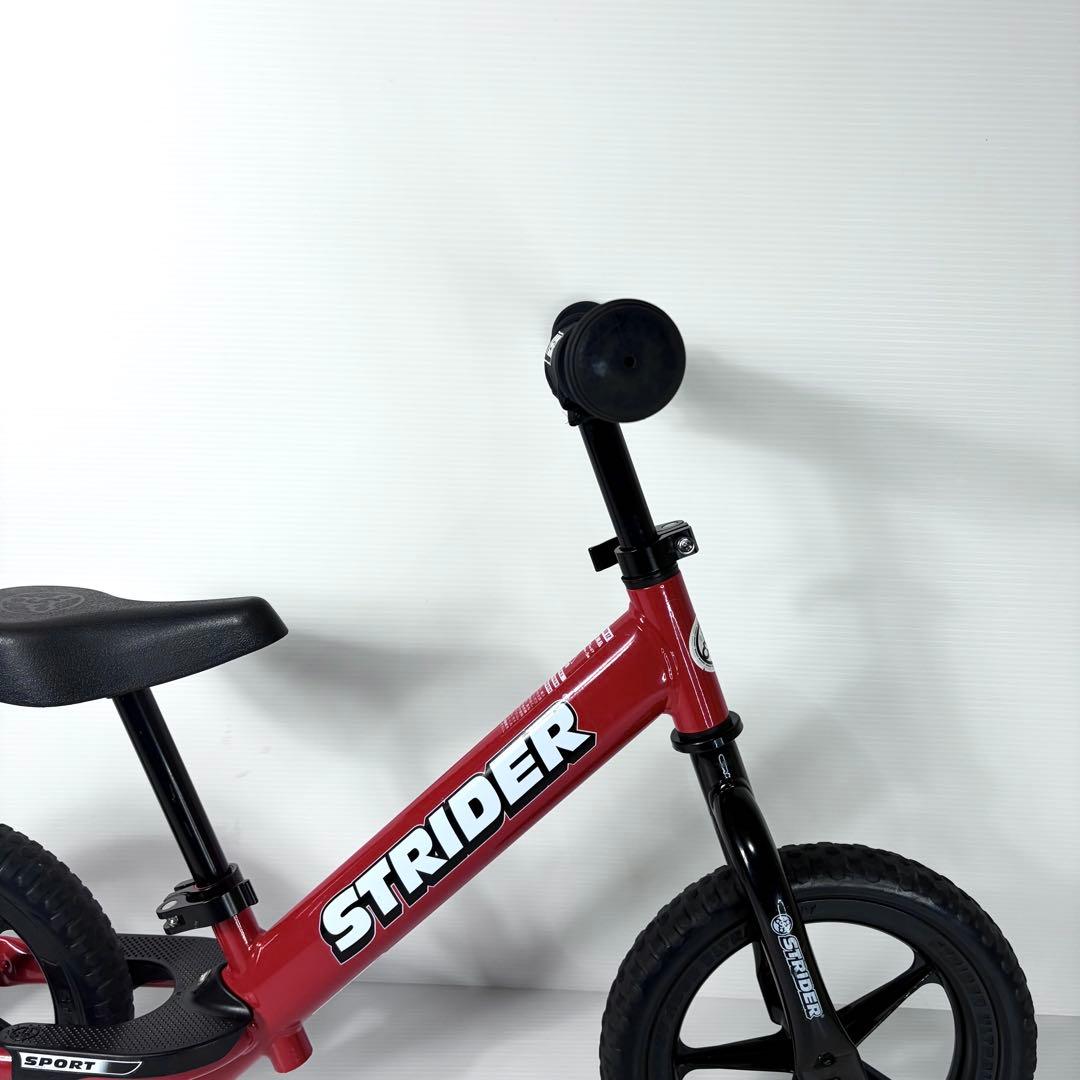 極美品☆STRIDER SPORT バランスバイク ペダル無し レッド 赤
