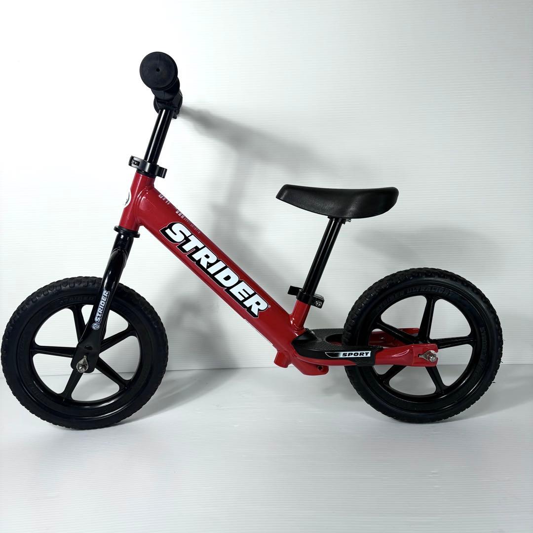 極美品☆STRIDER SPORT バランスバイク ペダル無し レッド 赤
