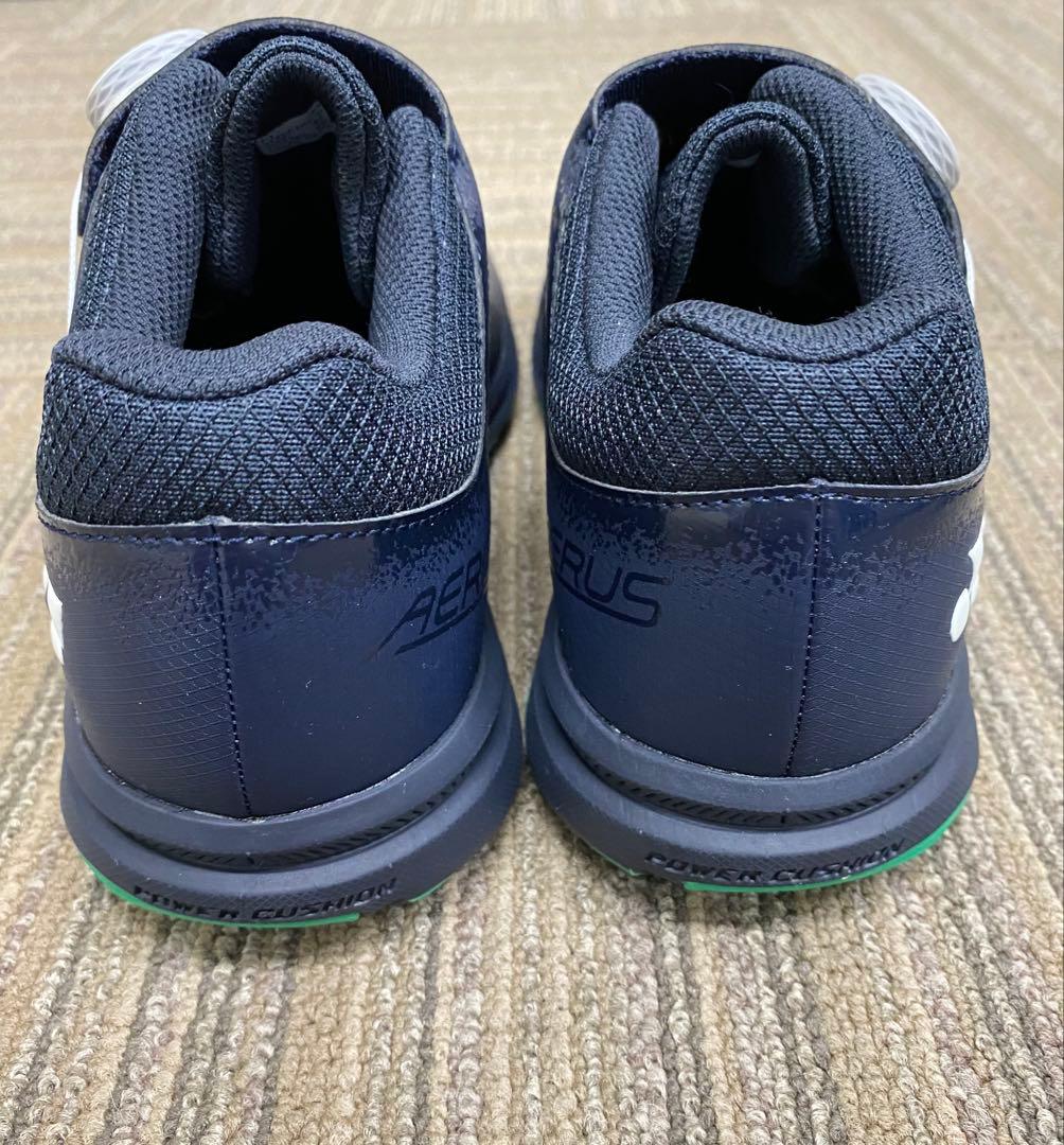 YONEX ゴルフシューズ ネイビー 25センチ パワークッションエアラスメン