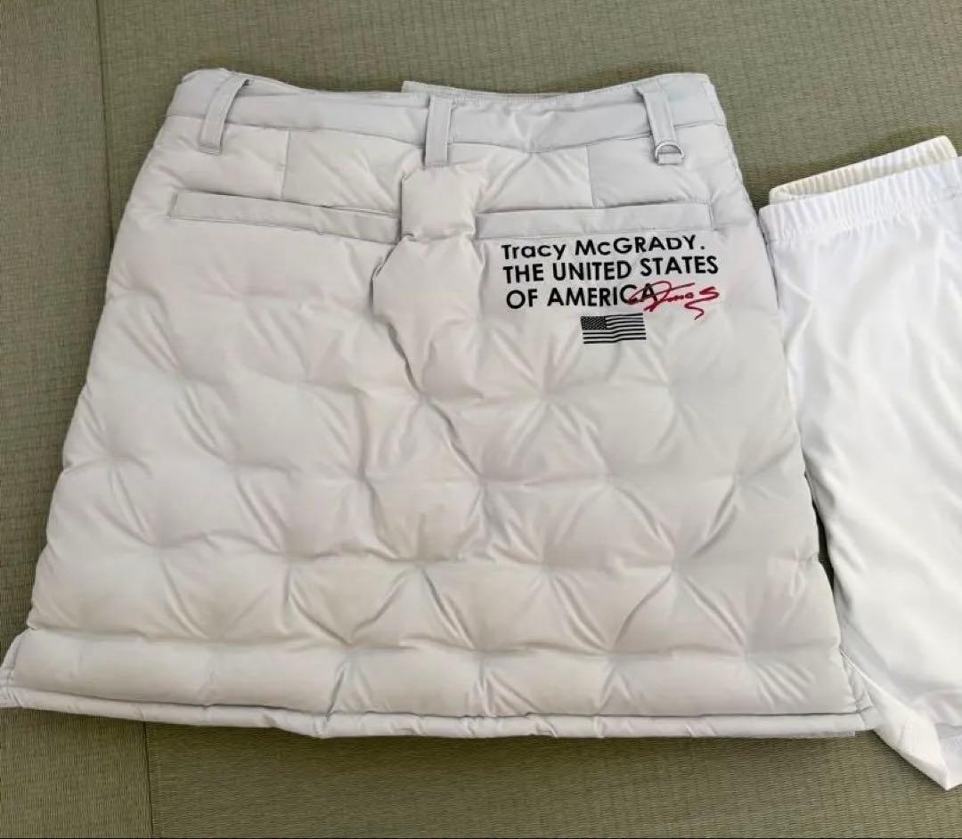 【ほぼ未使用】T-MAC キルティングダウンスカート&インナーショートパンツ
