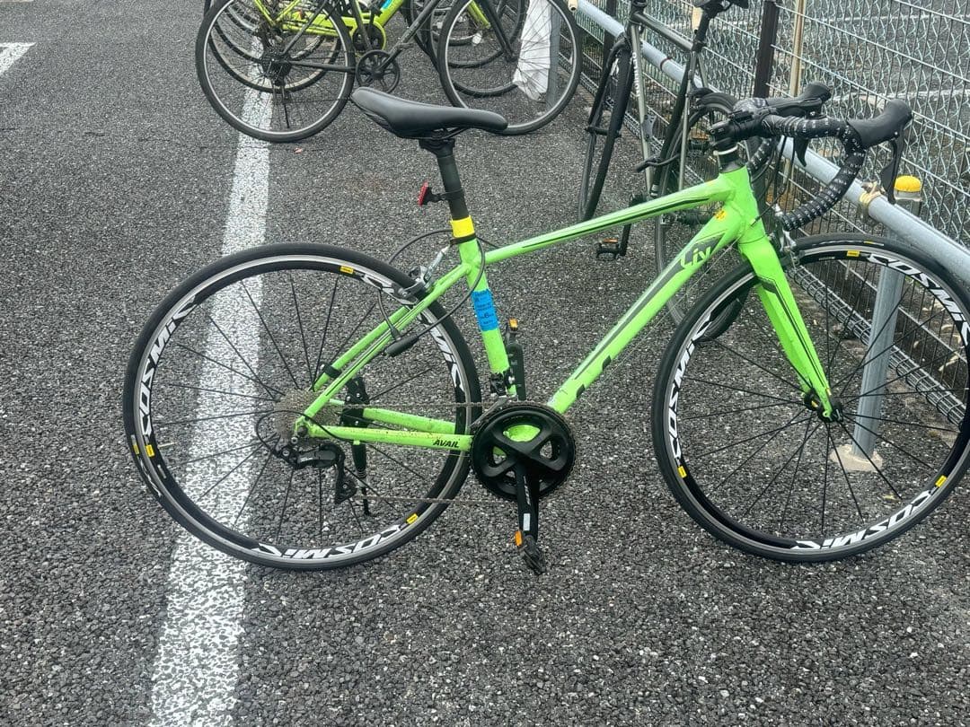 トライアスロンバイク グリーン