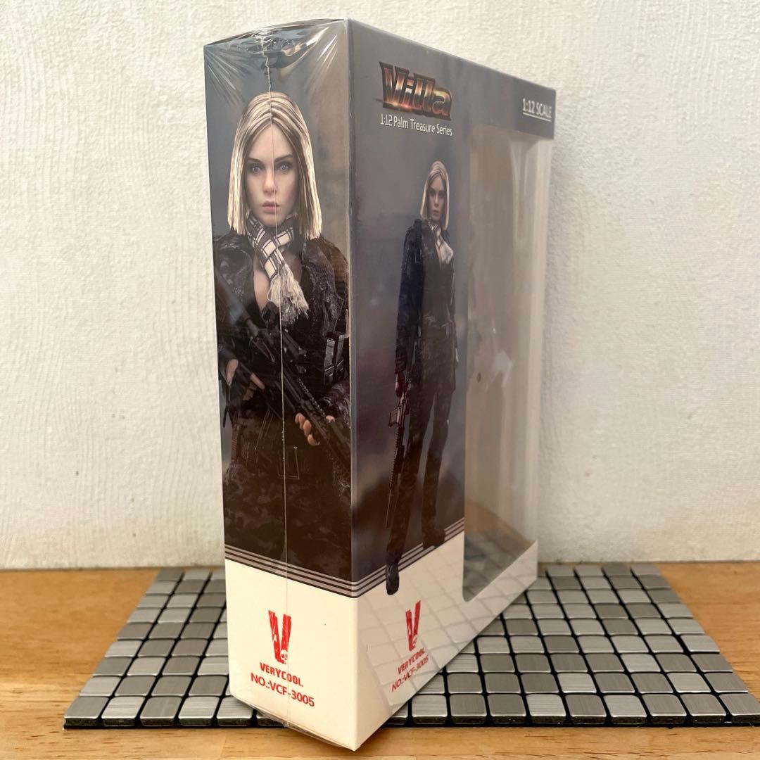 ベリークール　 VeryCool フィギュアブラックMC迷彩女性兵士ヴィッラ