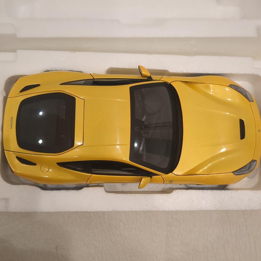1/18 ホットウィール フェラーリ F12 イエロー 京商 オートアート