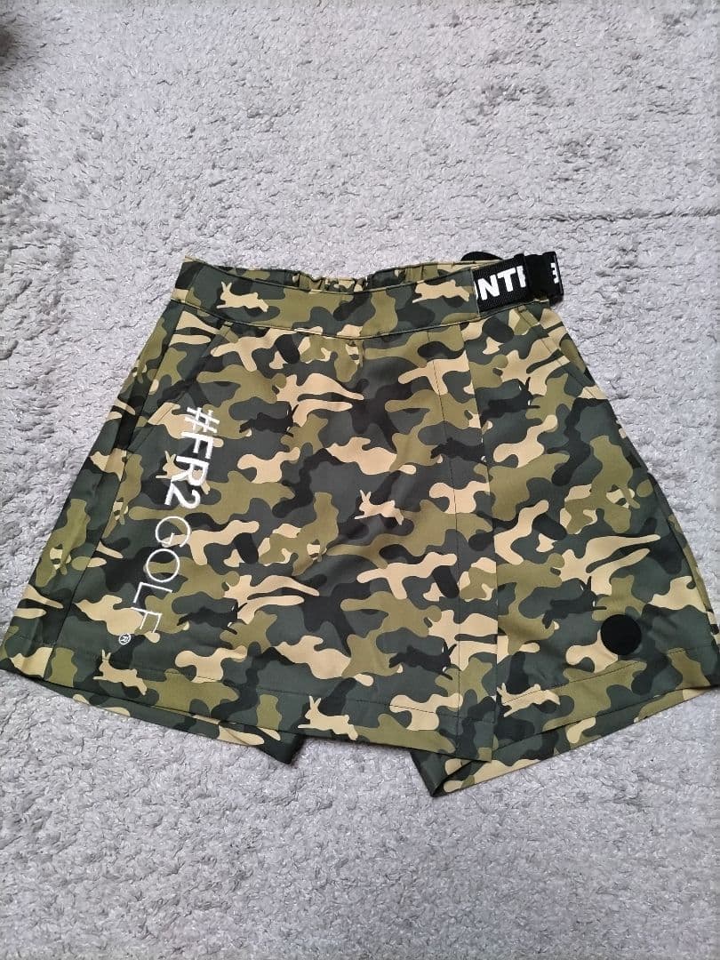 新品　FR2 ゴルフ セットアップ　ポロシャツ＆パンツ スカート　カモフラ柄
