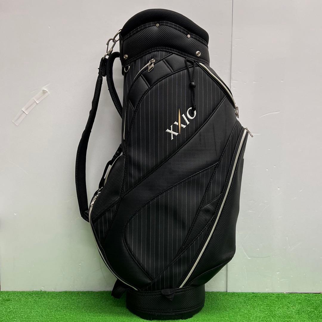 ゼクシオ　XXIO ブラック　メンズ　9インチ ゴルフバッグ　キャディバッグ