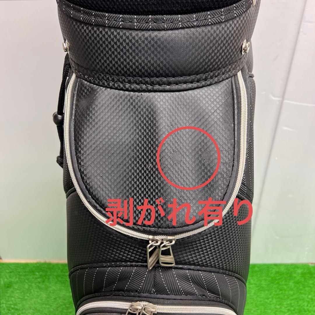 ゼクシオ　XXIO ブラック　メンズ　9インチ ゴルフバッグ　キャディバッグ