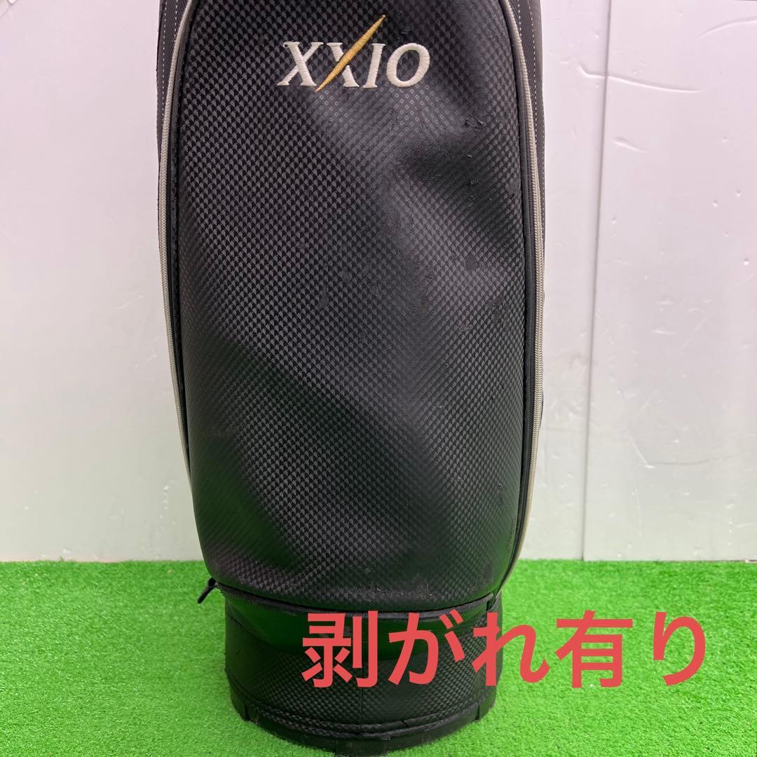 ゼクシオ　XXIO ブラック　メンズ　9インチ ゴルフバッグ　キャディバッグ