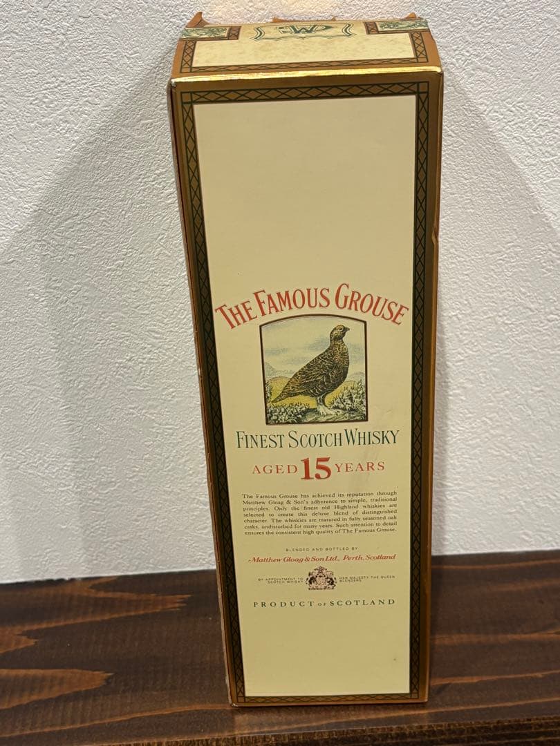 【コレクター向け】The Famous Grouse 15年 スコッチウイスキー