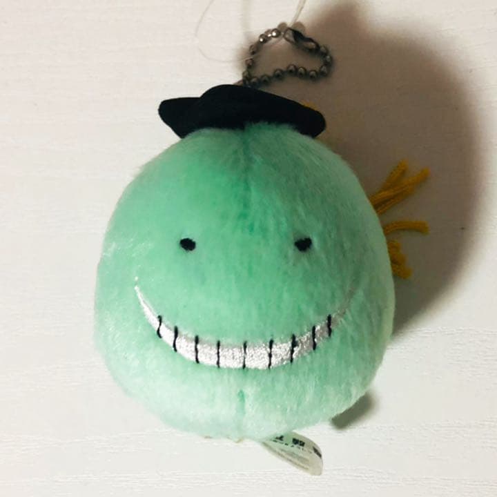 新品★暗殺教室【殺せんせー】ジャンプショップ★マスコットキーチェーン★グリーン