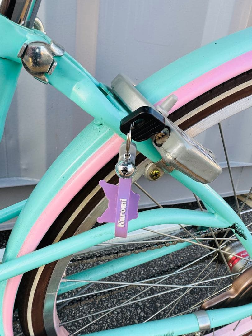 福岡発 ミントグリーン系 自転車 26インチ 軽量 通学 通勤 家庭用