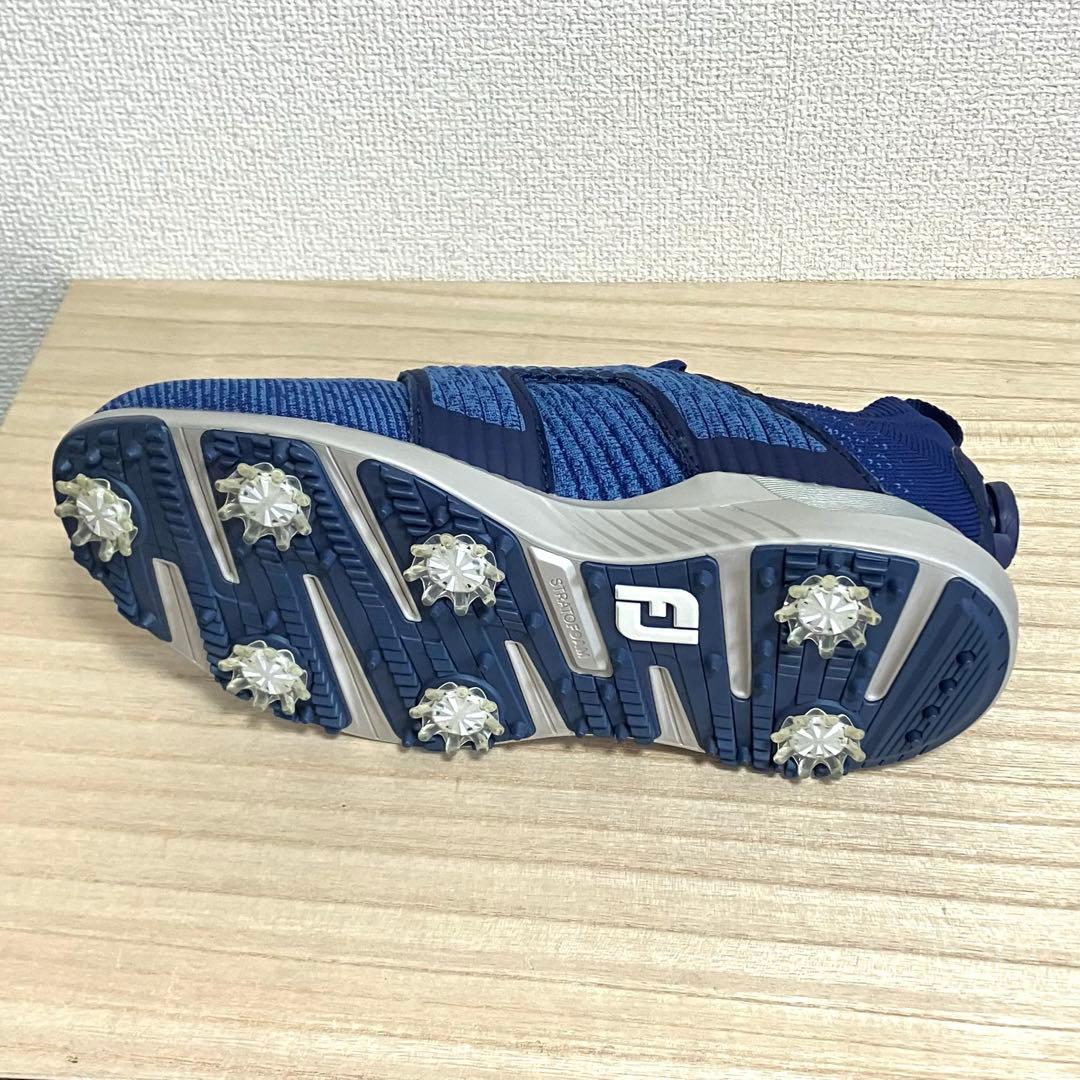 未使用品 FootJoyボア 防水ゴルフシューズ ネイビー 26cm