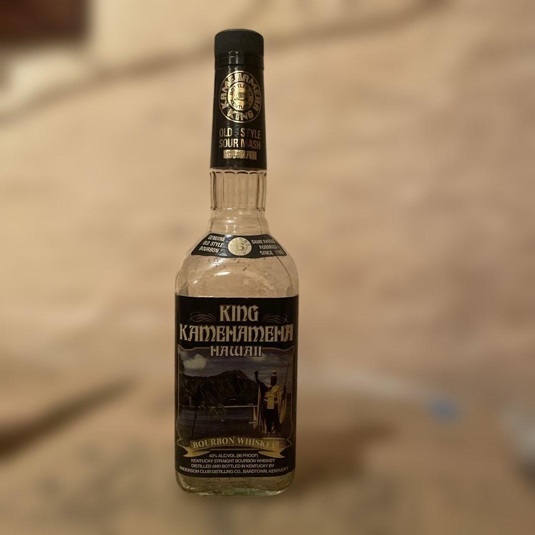 激レア、バーボン、空瓶