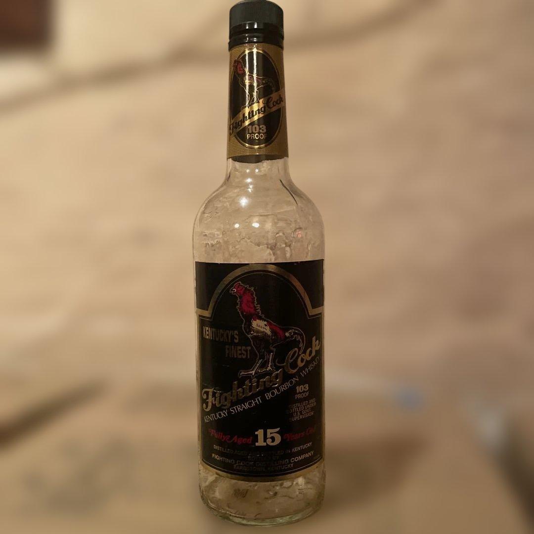 激レア、バーボン、空瓶