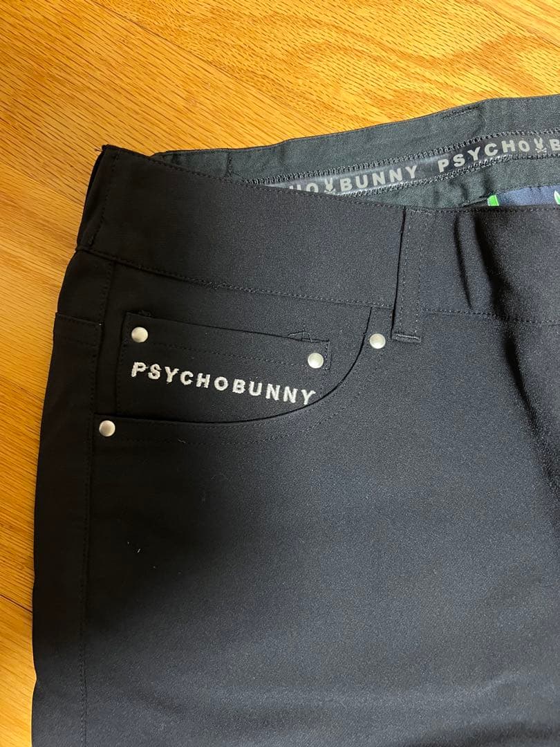 Psycho Bunny パンツ ブラック Lサイズ