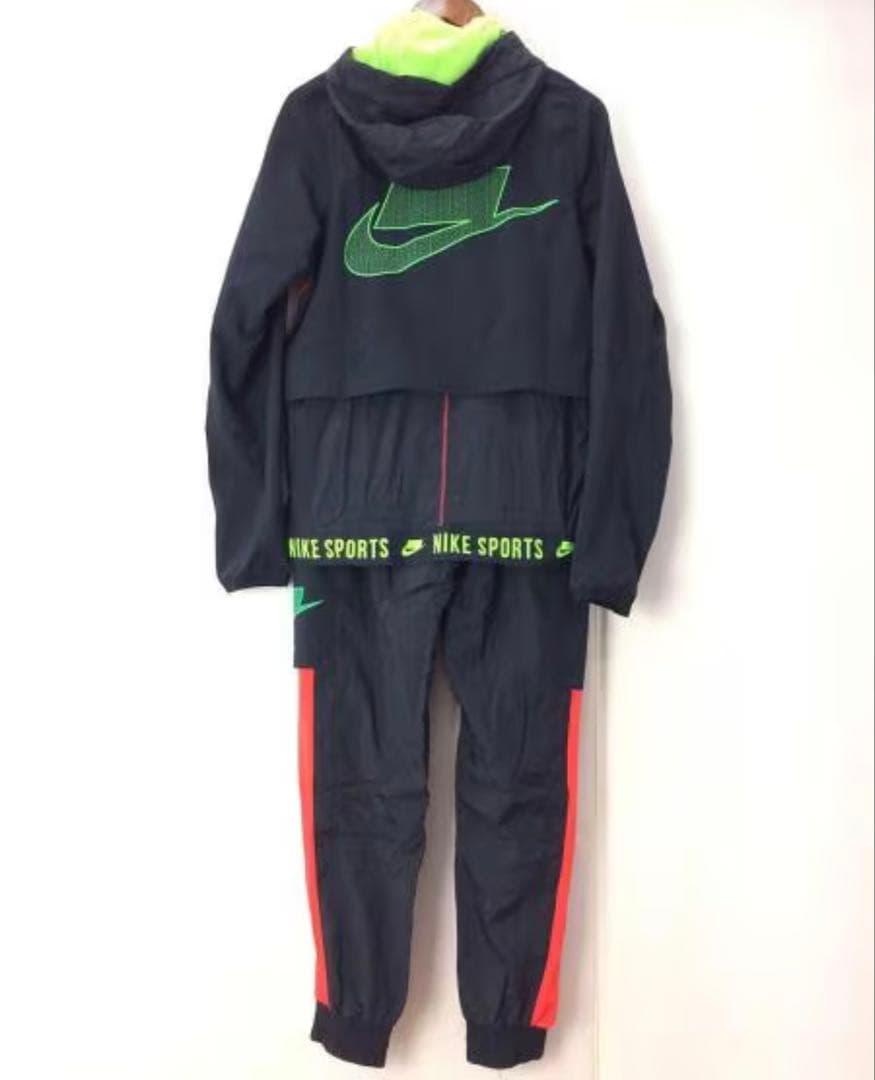 極美品 Nike ジャージ上下セット ブラック/ネオン