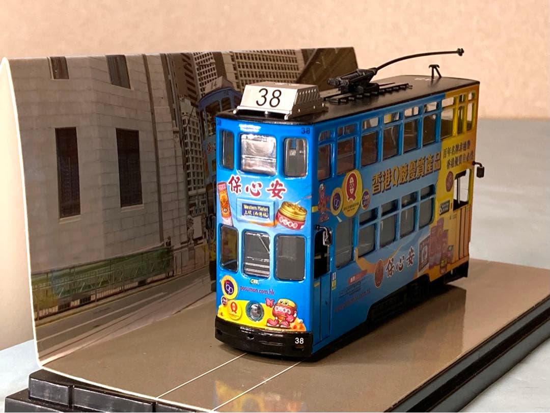 香港 2階建路面電車「保心安 香港百年名碑」模型1500台限定版（訳あり）