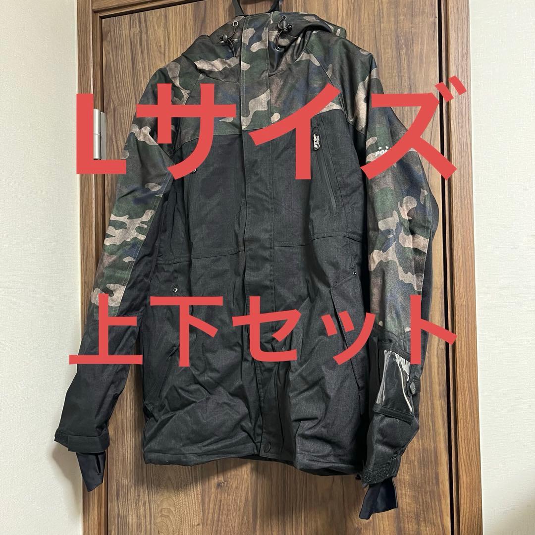 PONTAPES スノーボードウェア上下セット L 迷彩