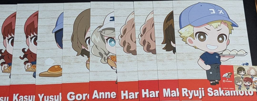 ペルソナ5 RBakerコラボ缶バッジ・ポストカード