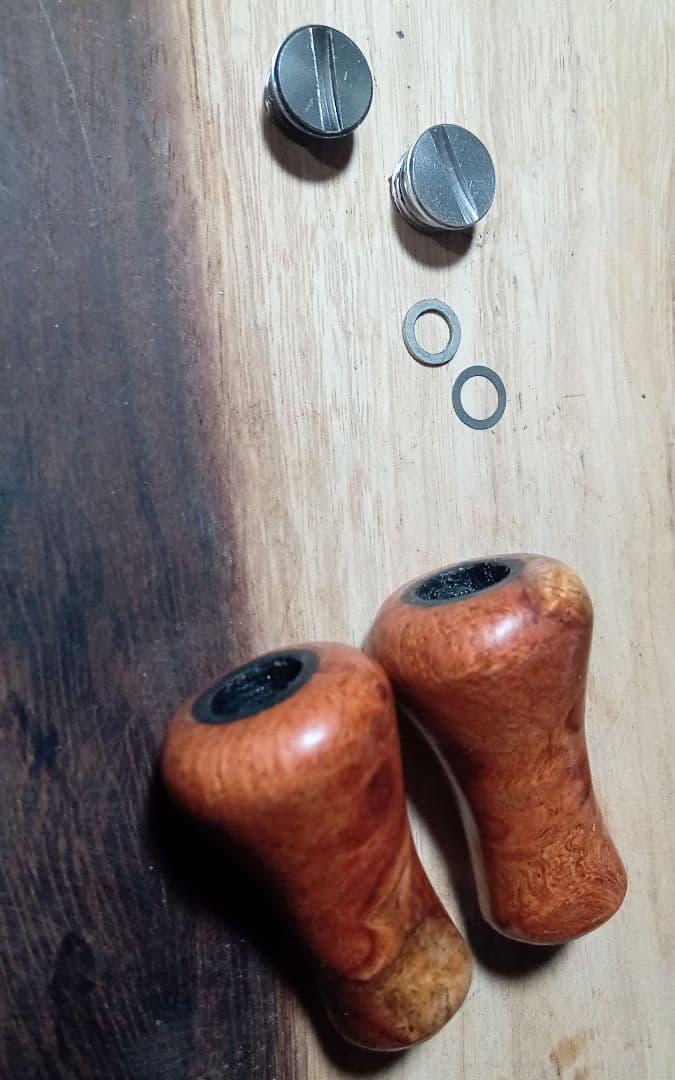 花梨ノブ　ハンドルノブ　リールノブ　フィネス　ラウンド　シマノ　　NS