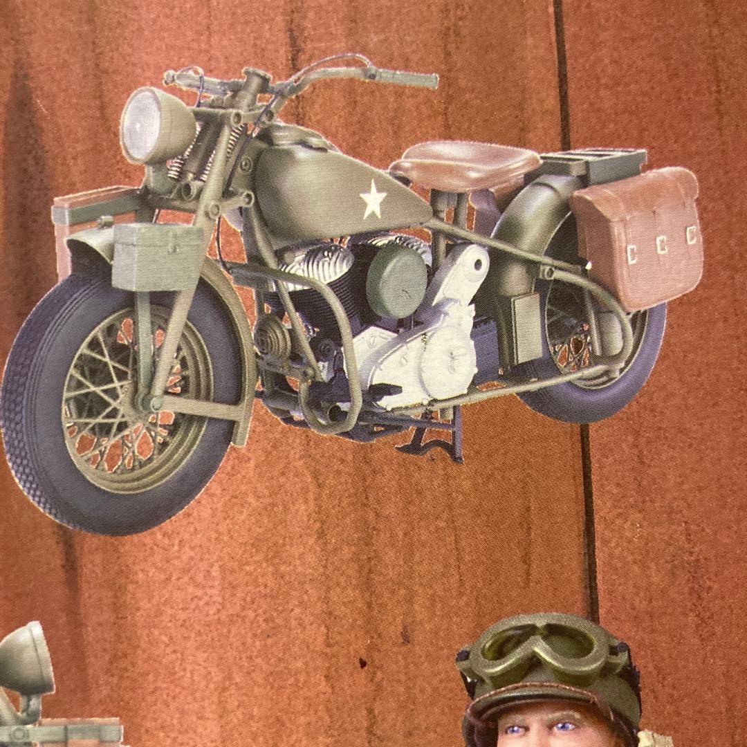 21stセンチュリートイズ製アメリカ陸軍オートバイ伝令兵&インディアン741B