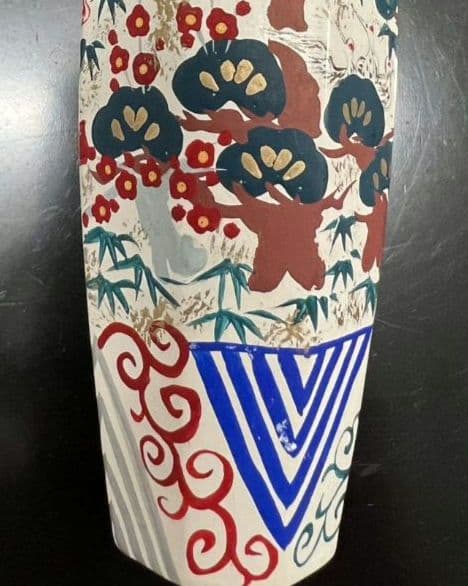 色絵 ぶりぶり香合 清閑寺窯 祥平造 茶道具