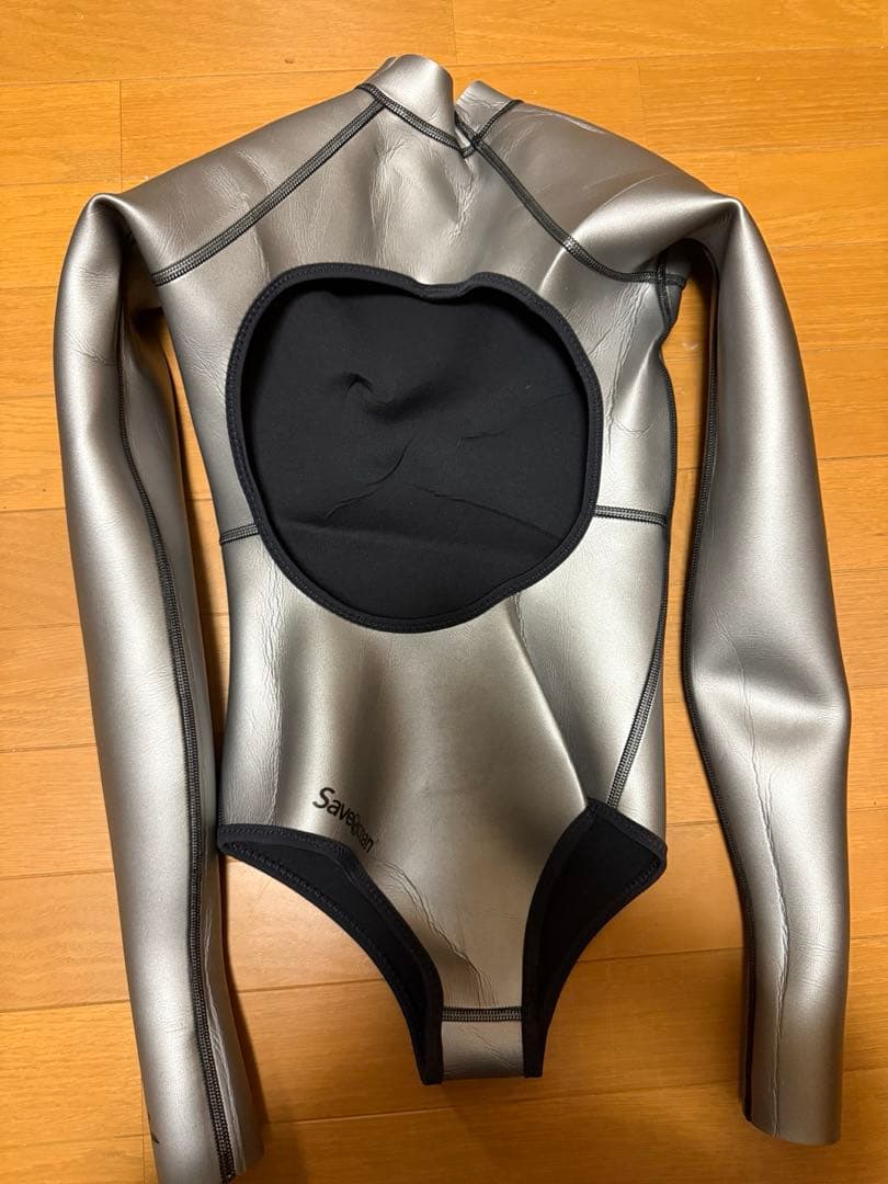 BESTDIVE Save Ocean シルバー ウェットスーツ　ロンスプ