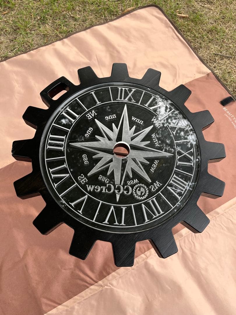 胡麻麦茶！！GGCrewマジックテーブル　鉄脚バージョン　コンパス