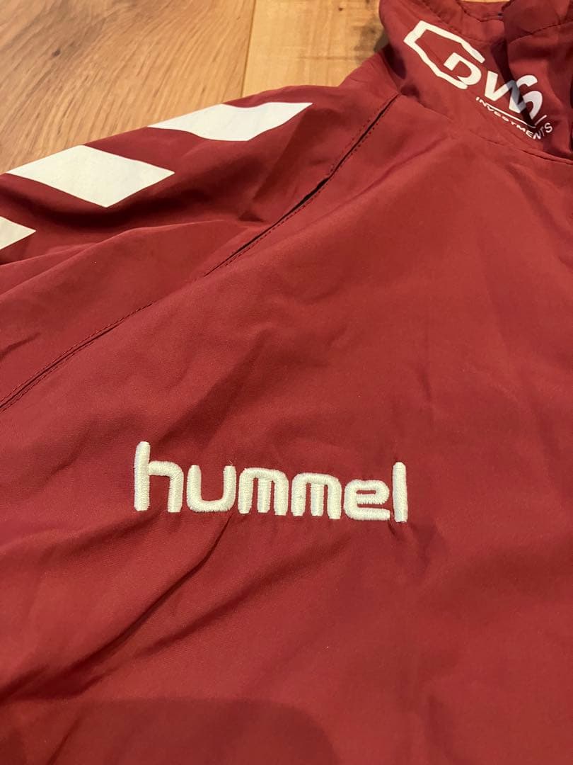 アストンヴィラ Hummel ナイロンジャケット 古着　アストンビラドリルトップ