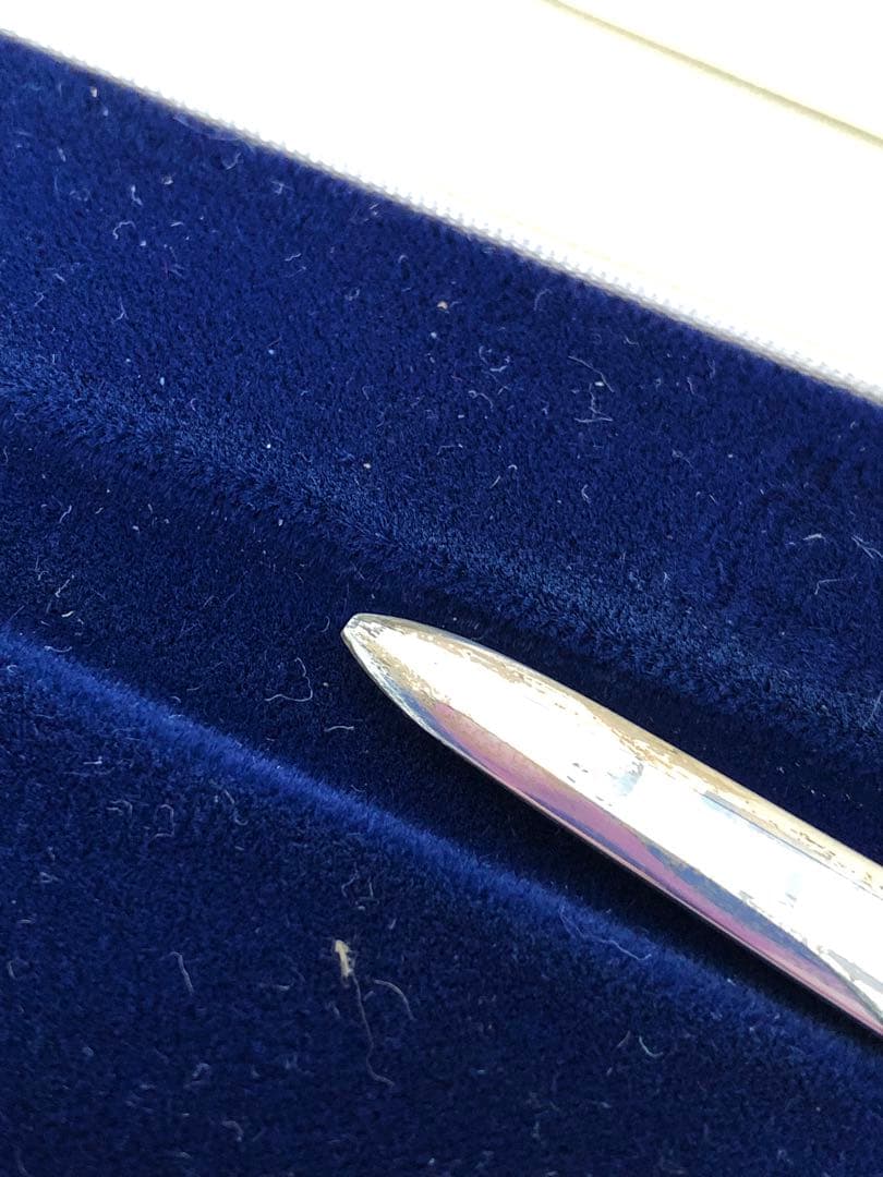 マッピン＆ウェッブ　純銀製ストーン付　ペーパーナイフ　レターオープナー　シルバー