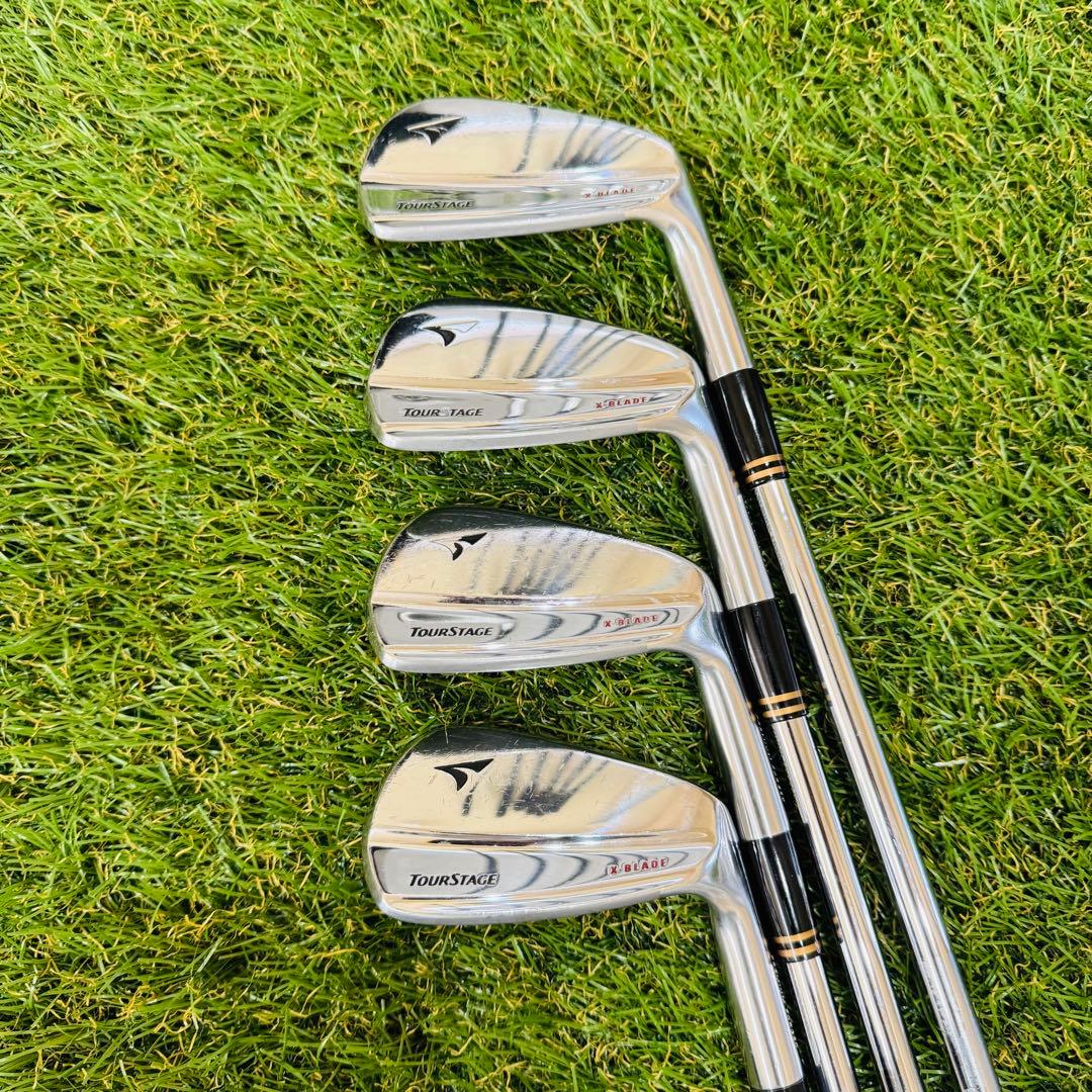 【グリップ新品】TOURSTAGE X-BLADE アイアンセット ８本