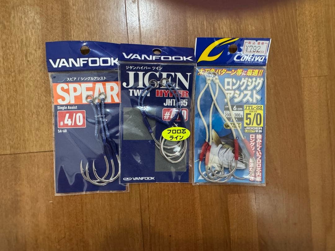 ウロコジグ モンスターショットルアー 釣り針などまとめ売り