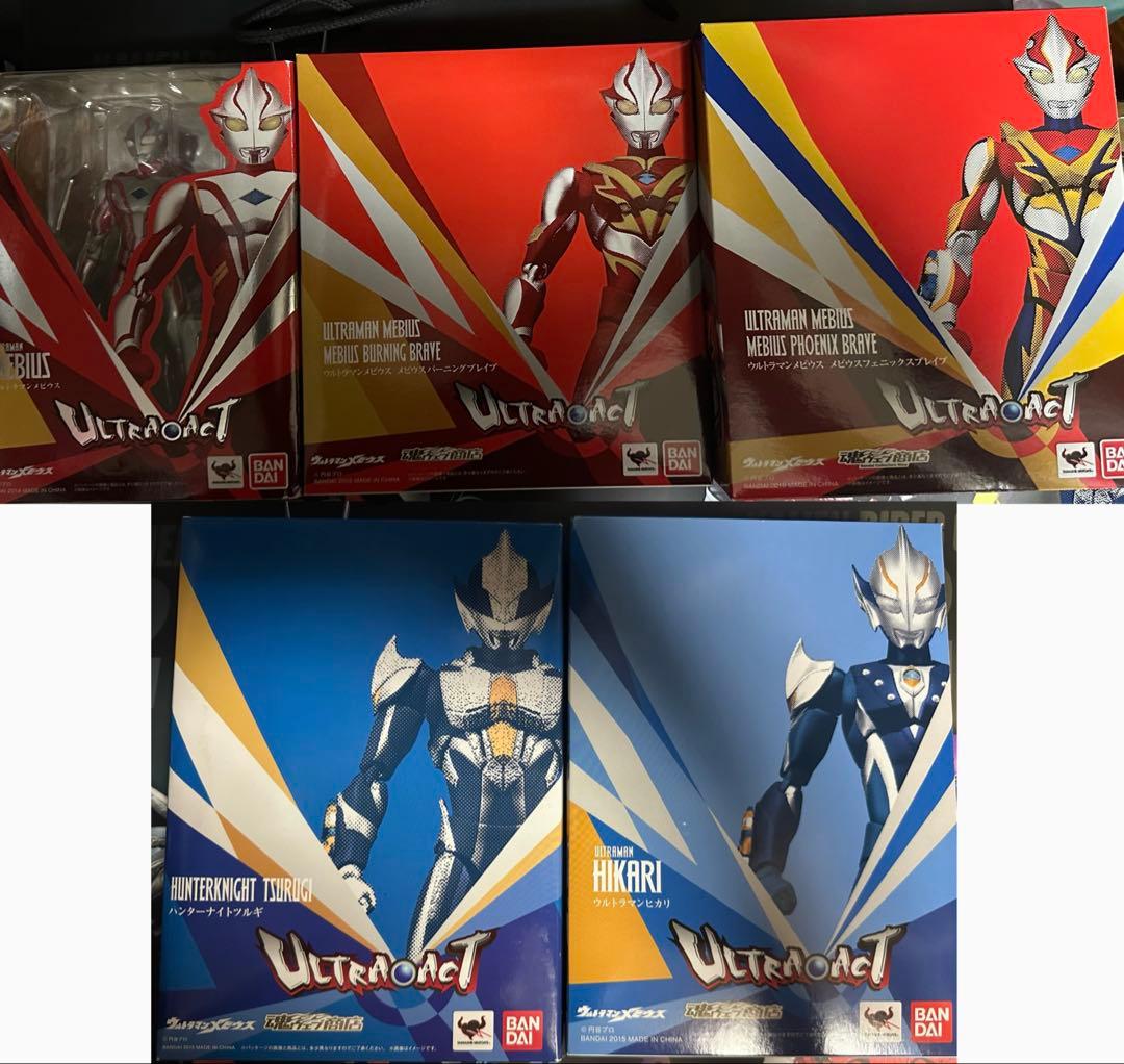【中古】ウルトラアクト　ウルトラマンメビウスシリーズ5体セット