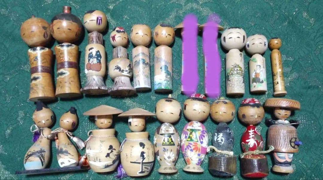 こけし 20体 まとめ売り 昭和レトロ