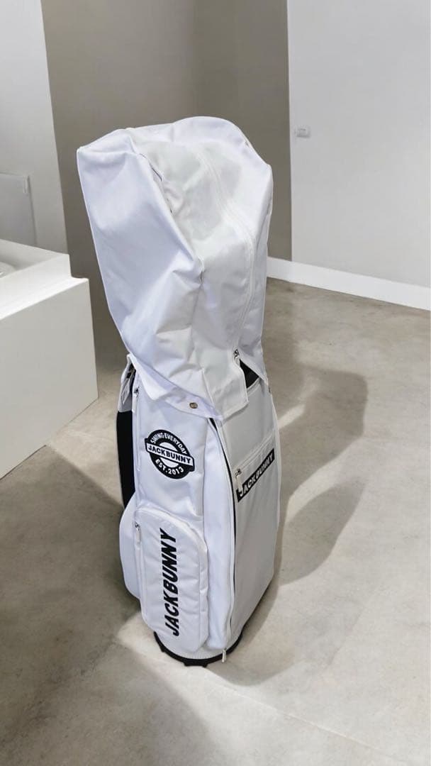 [F1882] 【未使用品】JACK BUNNY キャディバッグ※ボタン外れあり