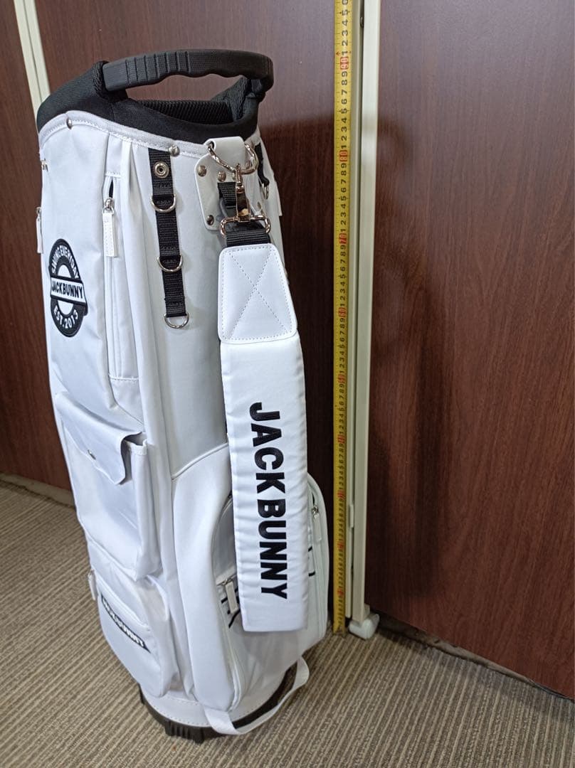 [F1882] 【未使用品】JACK BUNNY キャディバッグ※ボタン外れあり