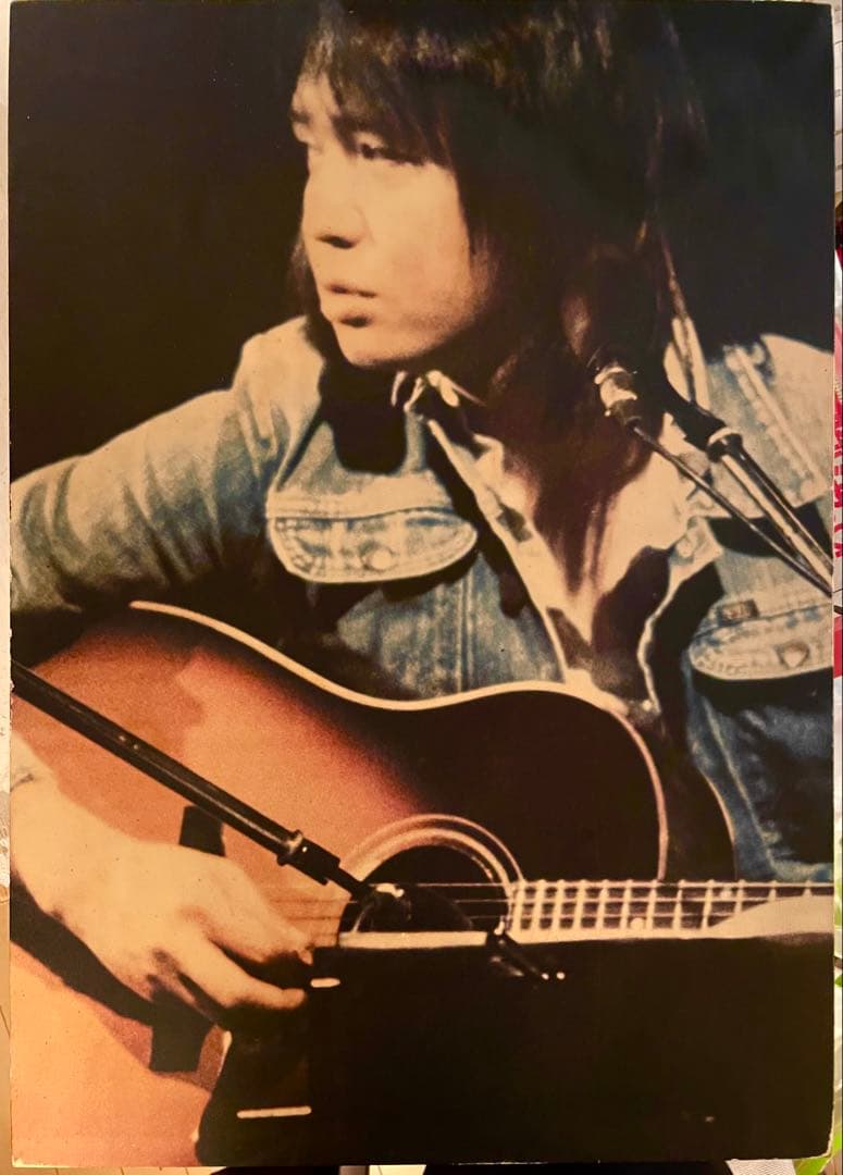 吉田拓郎1976年 木製ポスターパネルA2サイズ