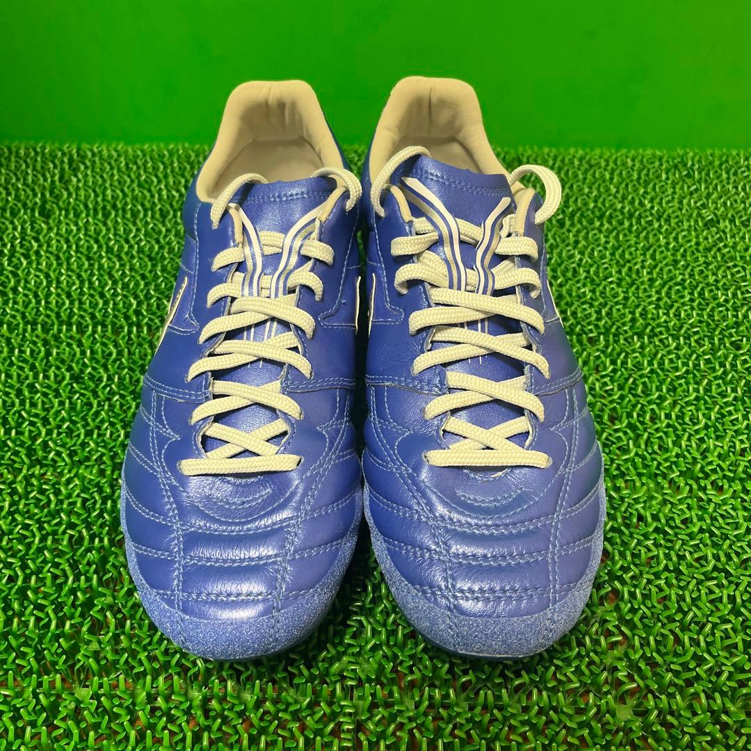 ナイキ サッカースパイクティエンポ リゲラHG-E AF(ブルー×シルバー)