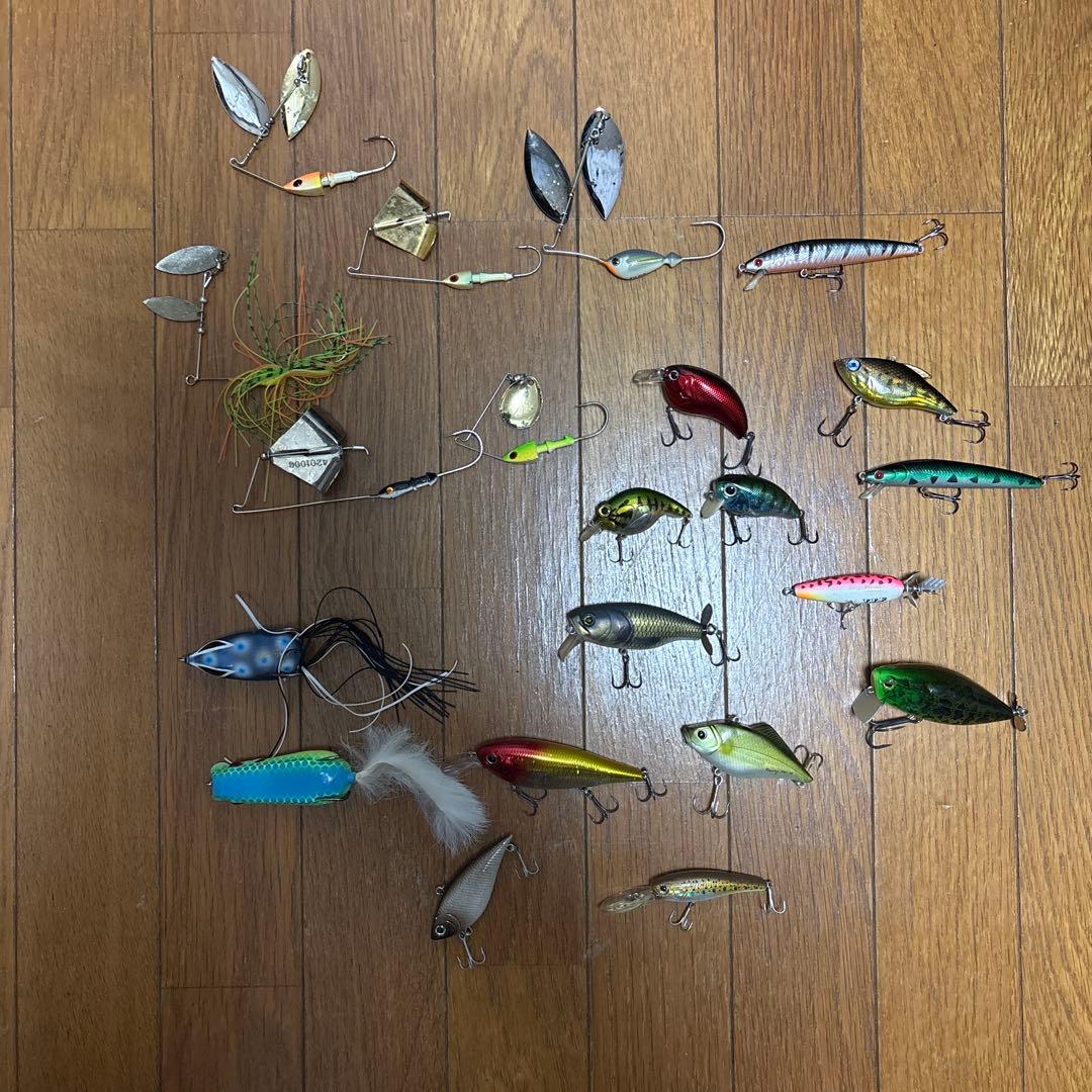 ハードルアー バス釣り引退セット21個 オールブランド物