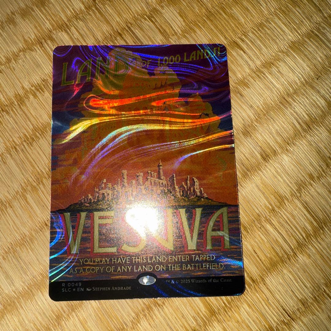 ア*ク様 ヴェズーヴァ　ハローfoil 1枚　英語　MTG