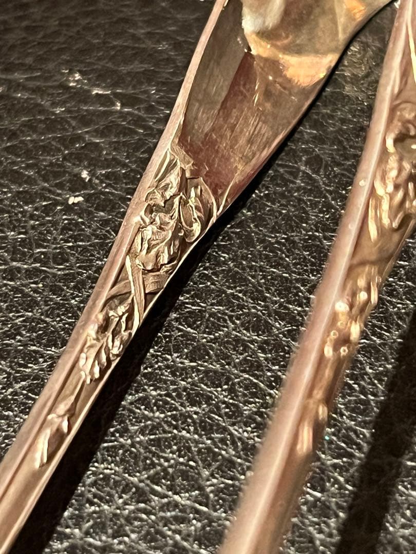 ピュイフォルカ　純銀製　950 トング　フランスアンティーク　スターリング