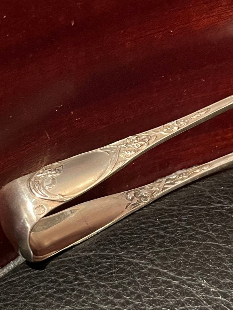 ピュイフォルカ　純銀製　950 トング　フランスアンティーク　スターリング