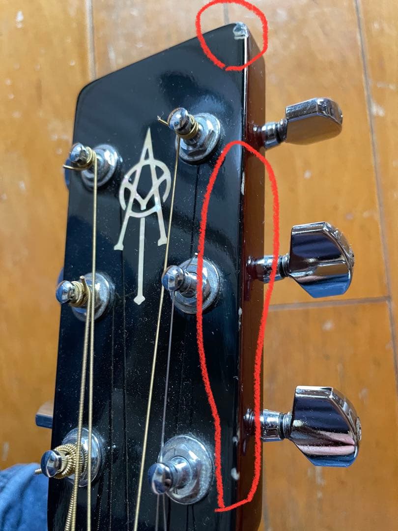 Kヤイリ G-1FN アコースティックギター ソフトケース付き