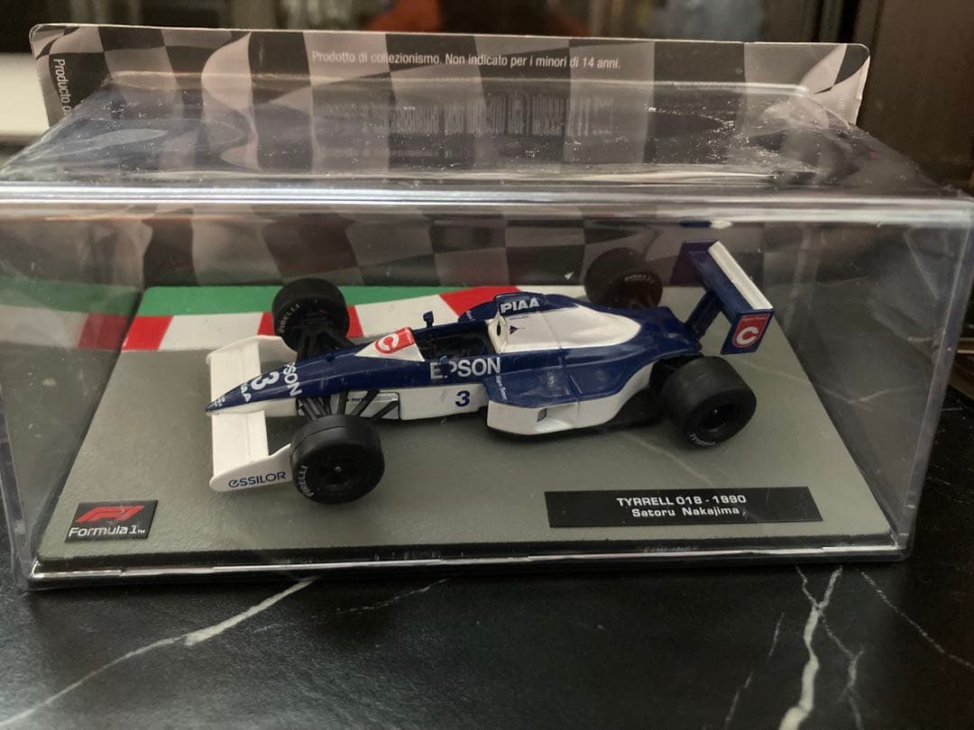 希少　日本未発売　F1マシンコレクション　ティレル018 中嶋悟モデル