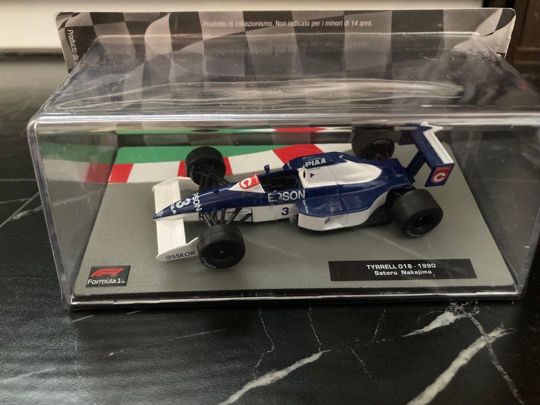 希少　日本未発売　F1マシンコレクション　ティレル018 中嶋悟モデル