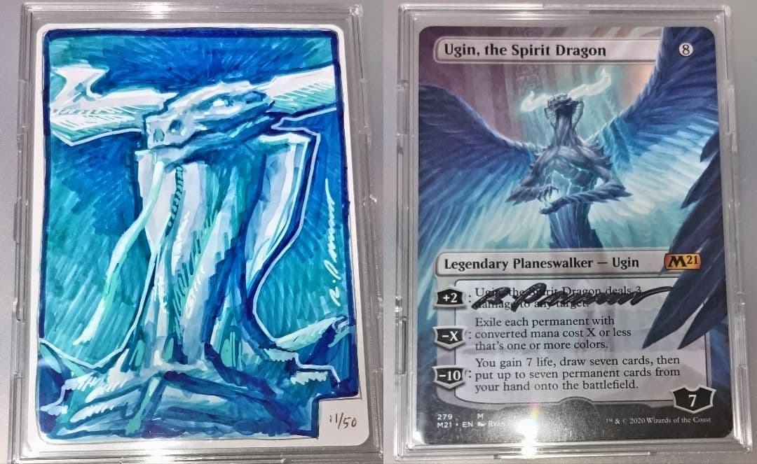 精霊龍、ウギン　アーティストプルーフ